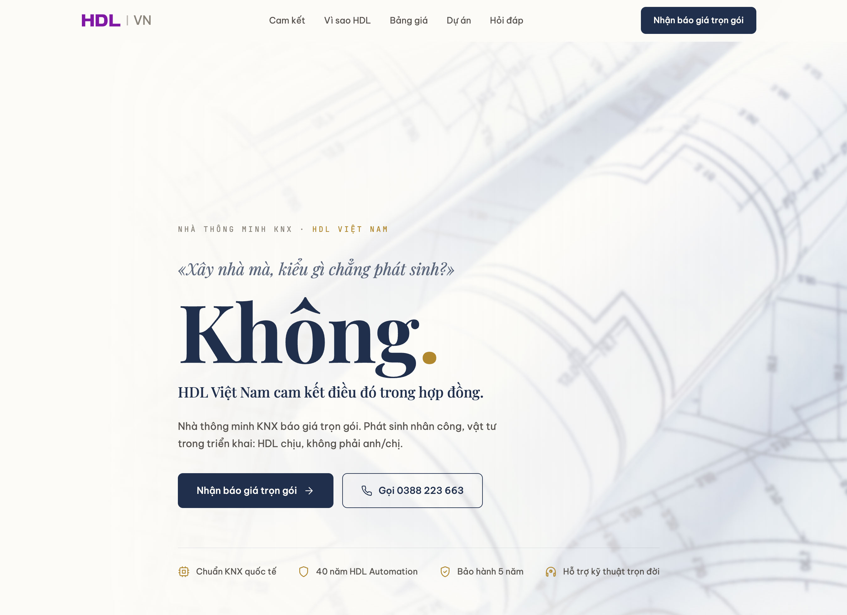 Chiến dịch dịch vụ toàn diện - trọn gói không phát sinh